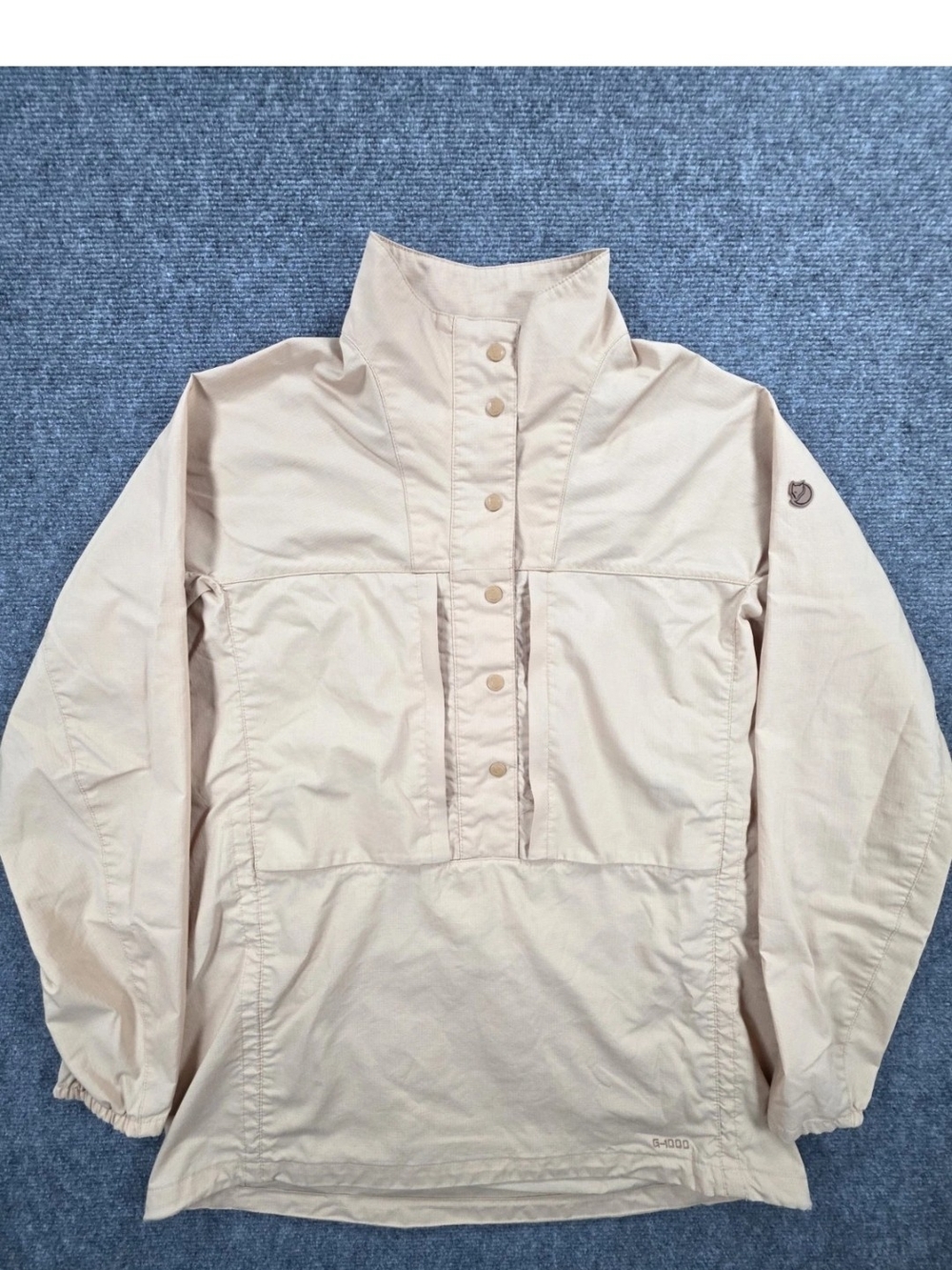 Fjallraven Womens Small Abisko Hike Anorak Jacket Dune Beige 87095